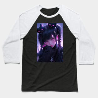 Neko anime girl 2 Baseball T-Shirt